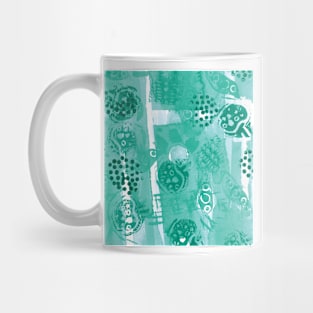 Abstract seedpods Mug